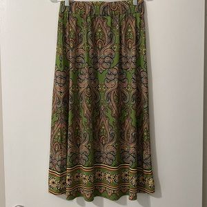 Bobby Mackie Paisley Skirt